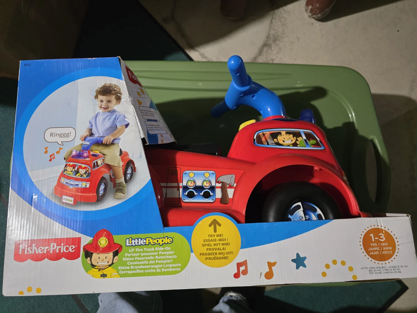 Fisher-Price Little People Lil' Fire Truck Ride-On