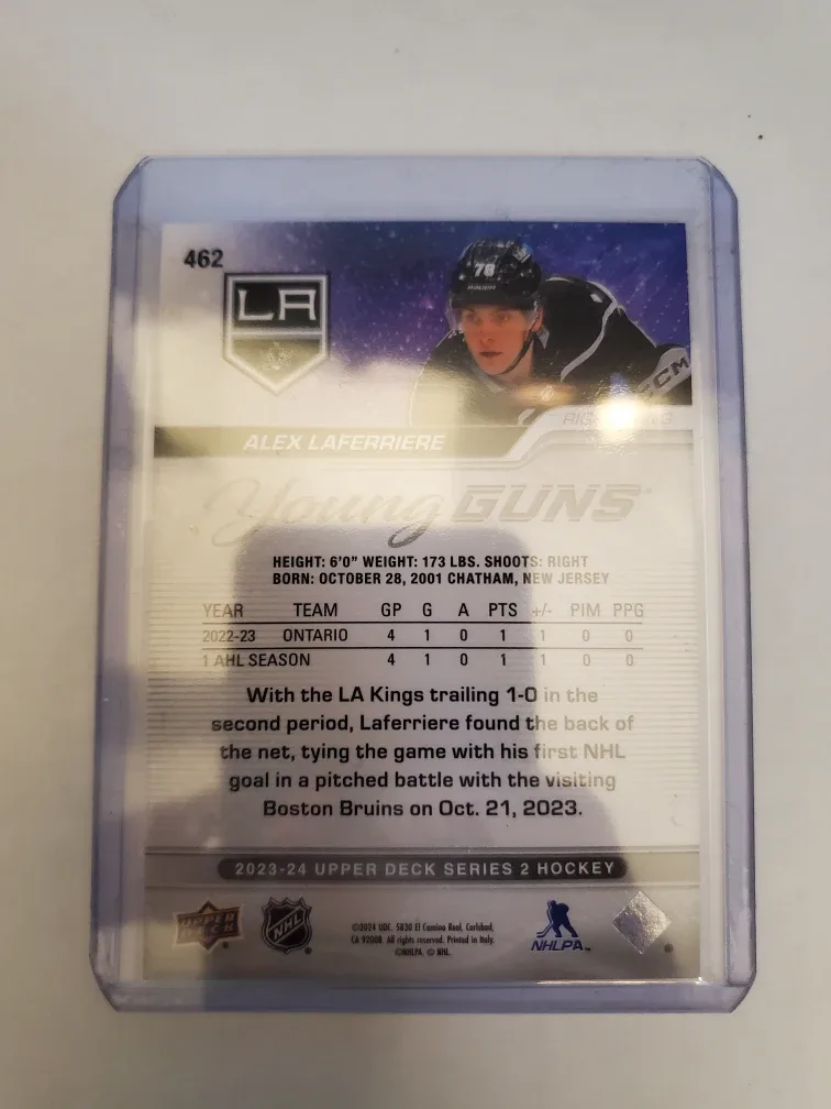 Alex Laferriere  Young Guns Rookie Card image indicator(3)