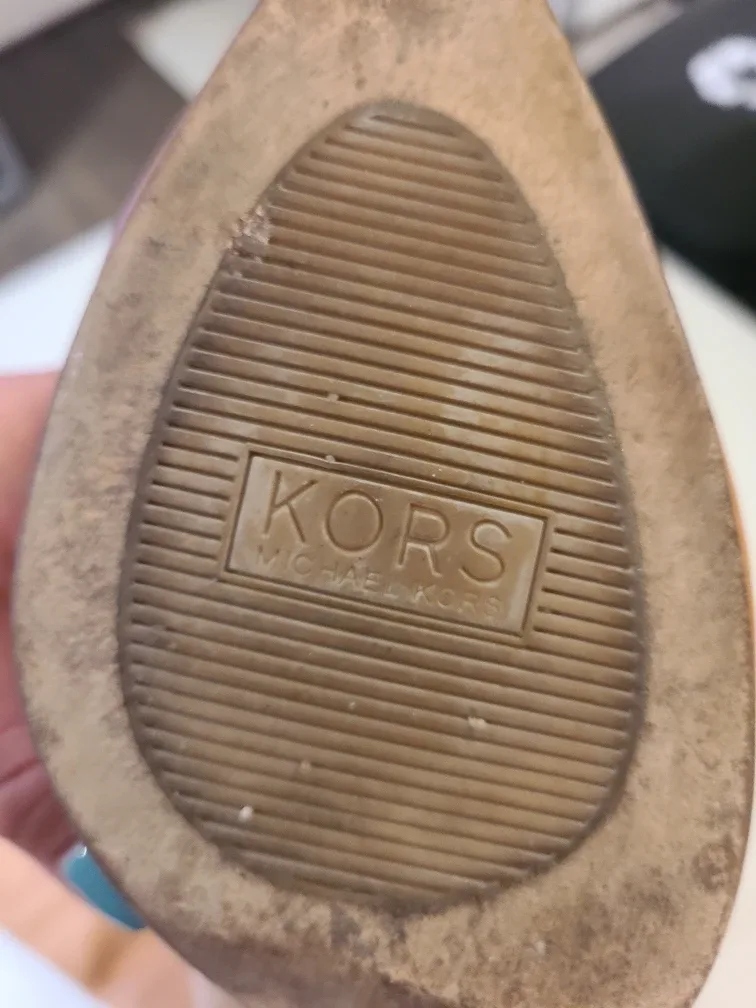 Michael kors Tan Leather Knee-High Heel Boots image indicator(10)