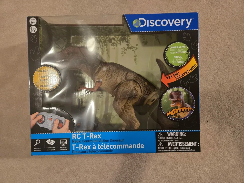Brandnew Discovery RC T-Rex Radio Controlled Action Dinosaur