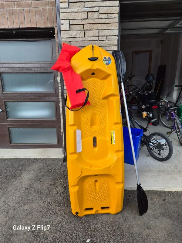 Youth kayak, paddle and life jacket image indicator(4)