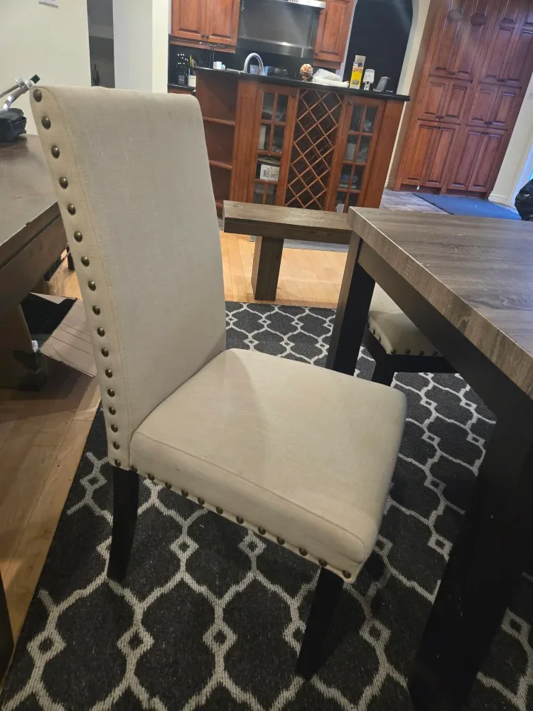 Dining Table with 4 Chairs and Bench image indicator(4)