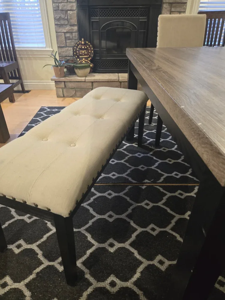 Dining Table with 4 Chairs and Bench image indicator(5)