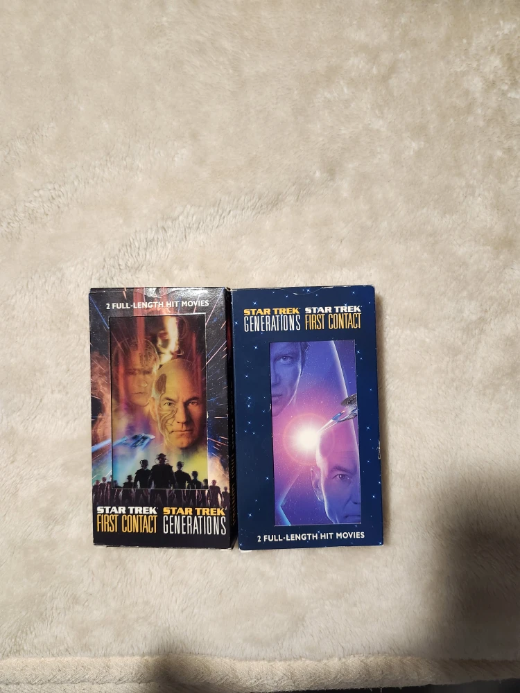 Star Trek Generations & First Contact VHS