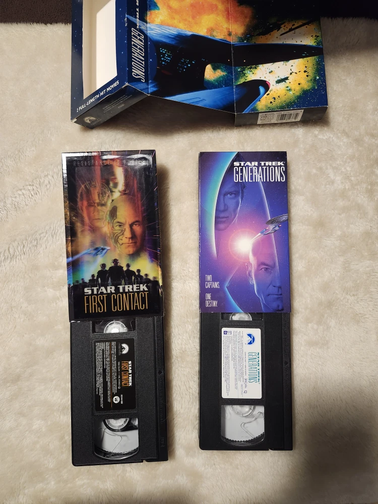Star Trek Generations & First Contact VHS - photo 4