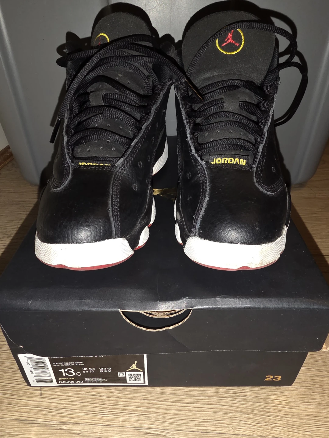Jordan 13 Retro (PS) Black/True Red Size 13C - photo 3