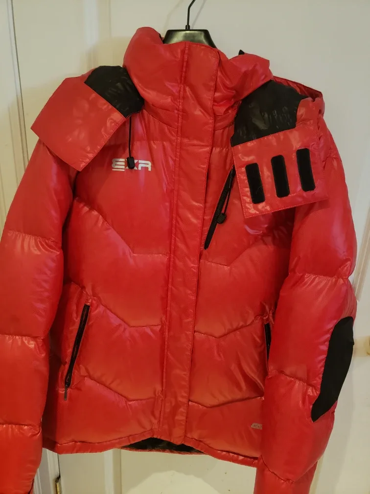 EXR Progressive Red Puffer Jacket, Size 110