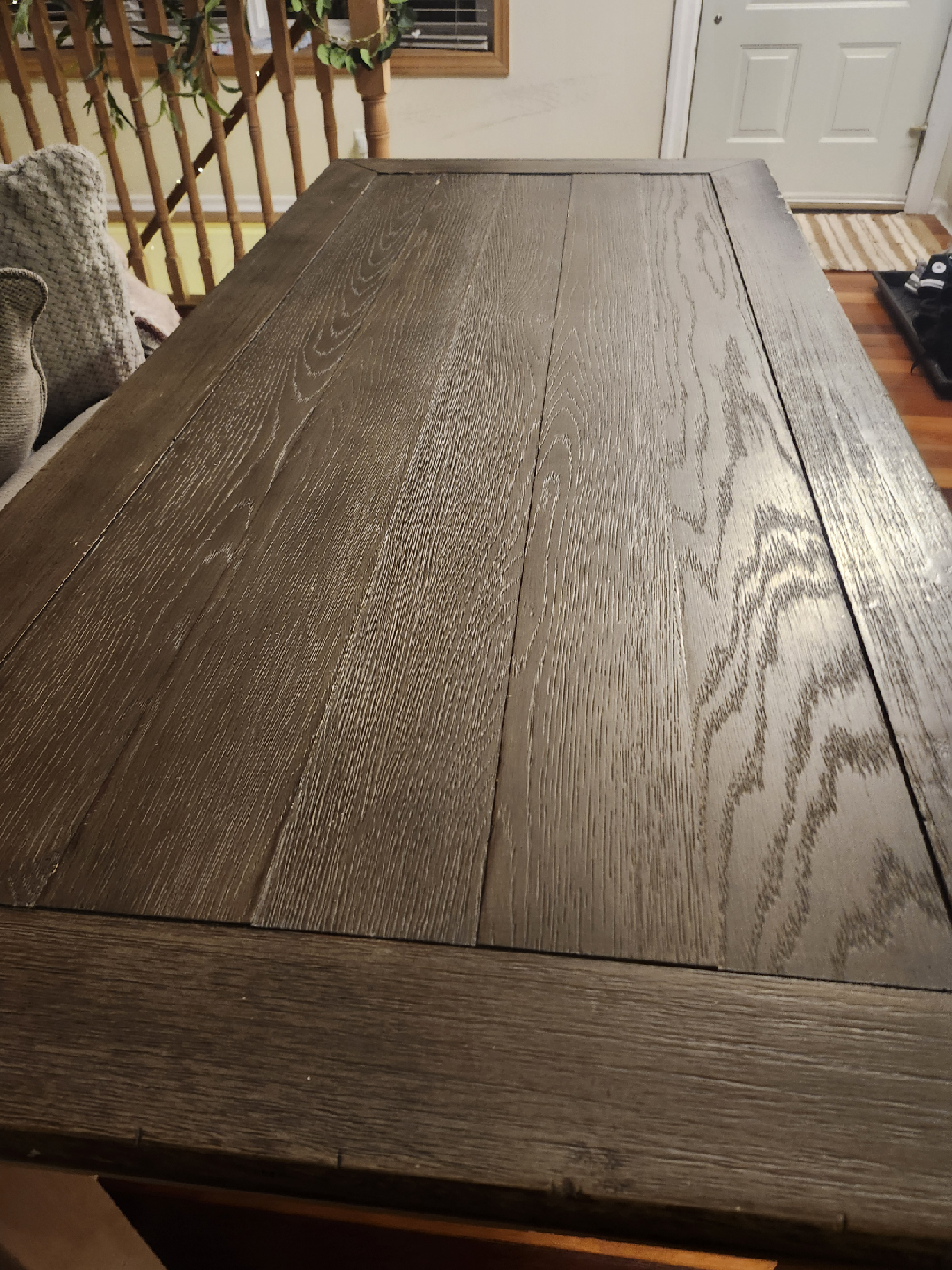 Rustic wood sturdy desk - photo 2