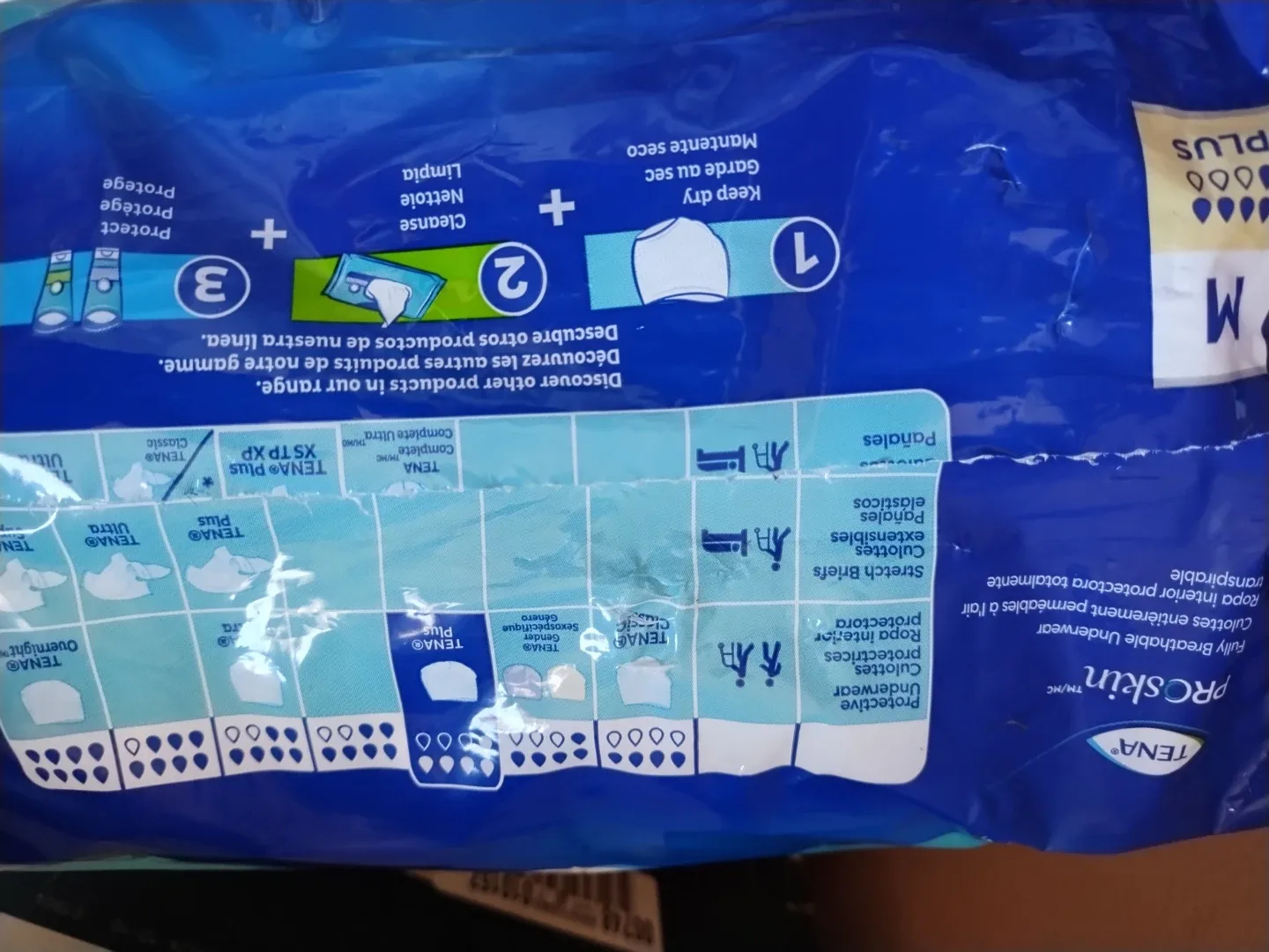 🥕TENA ProSkin Plus Underwear - Size M image indicator(4)