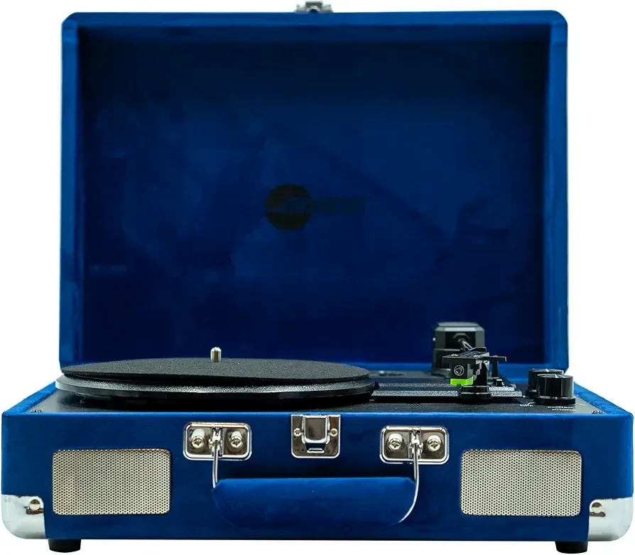 Arkrocket Curiosity Bluetooth Turntable 3-Speed Record Player thumbnail