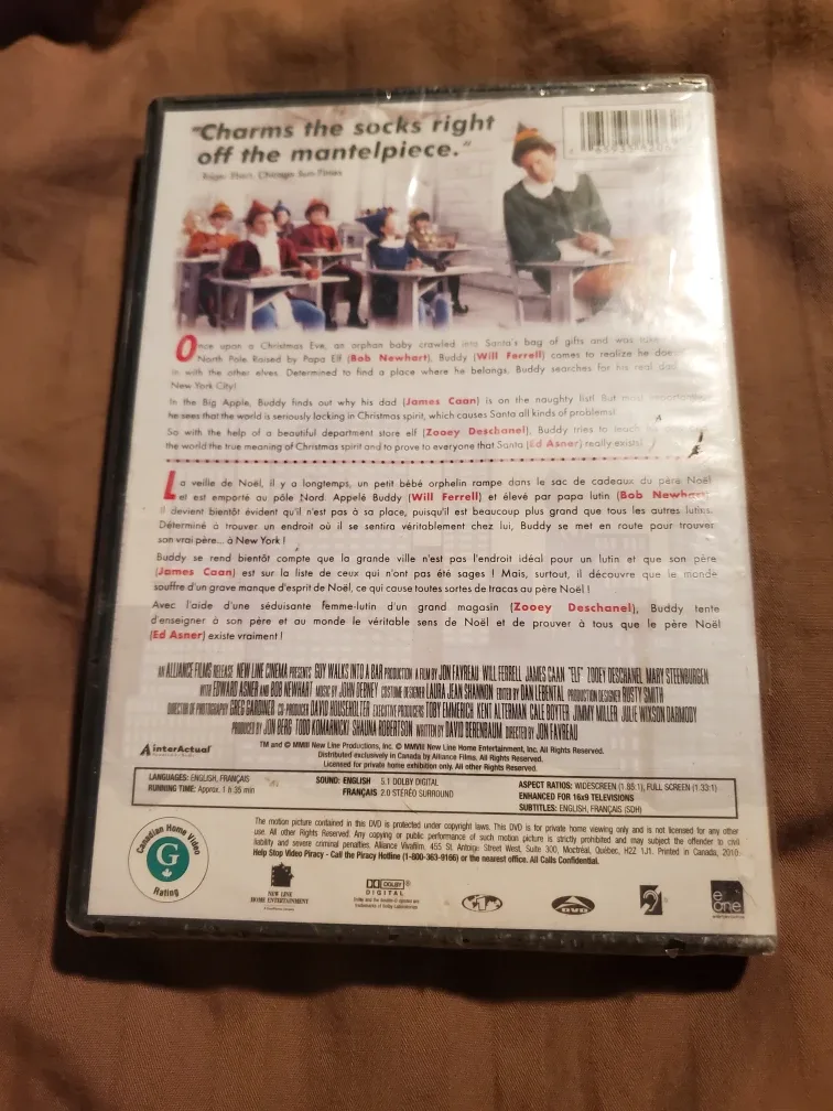 Elf DVD (New/Sealed) image indicator(2)