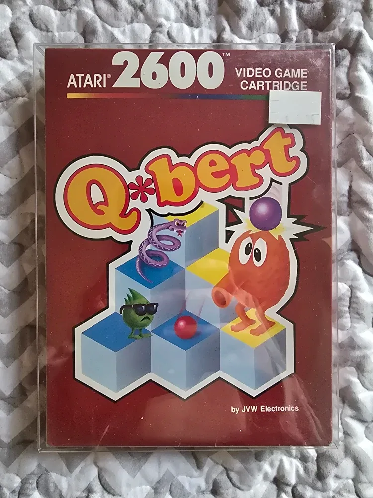 Atari 2600 Q*bert Video Game Cartridge NIB