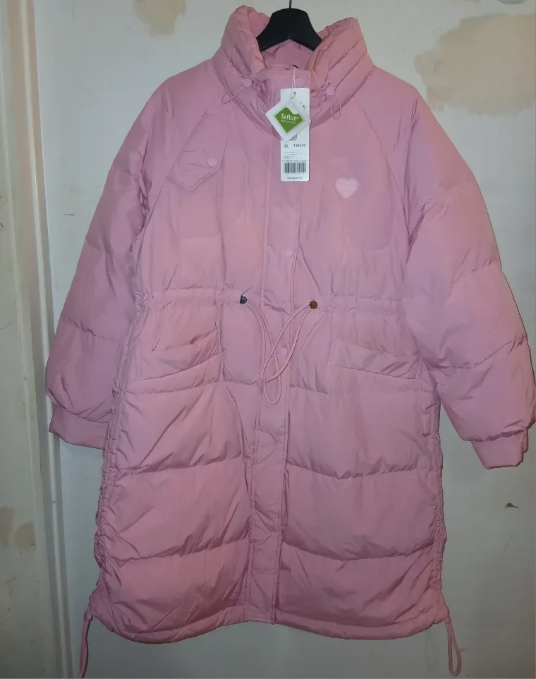 Women's XL Long Puffer Jacket w/Tags
