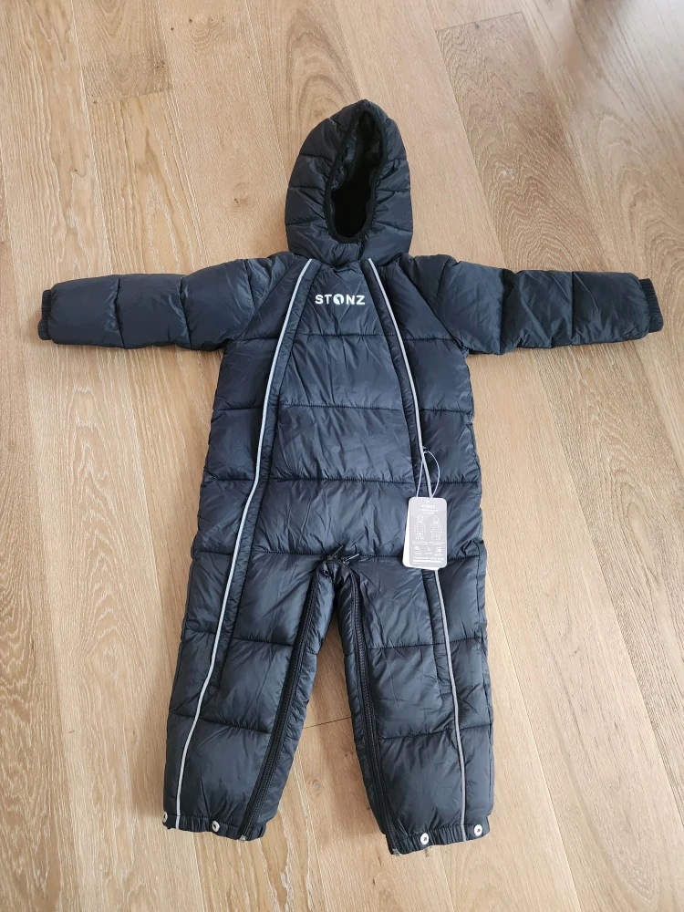 NWT STONZ 2-in-1 Snow Suit - Black, 18-24M