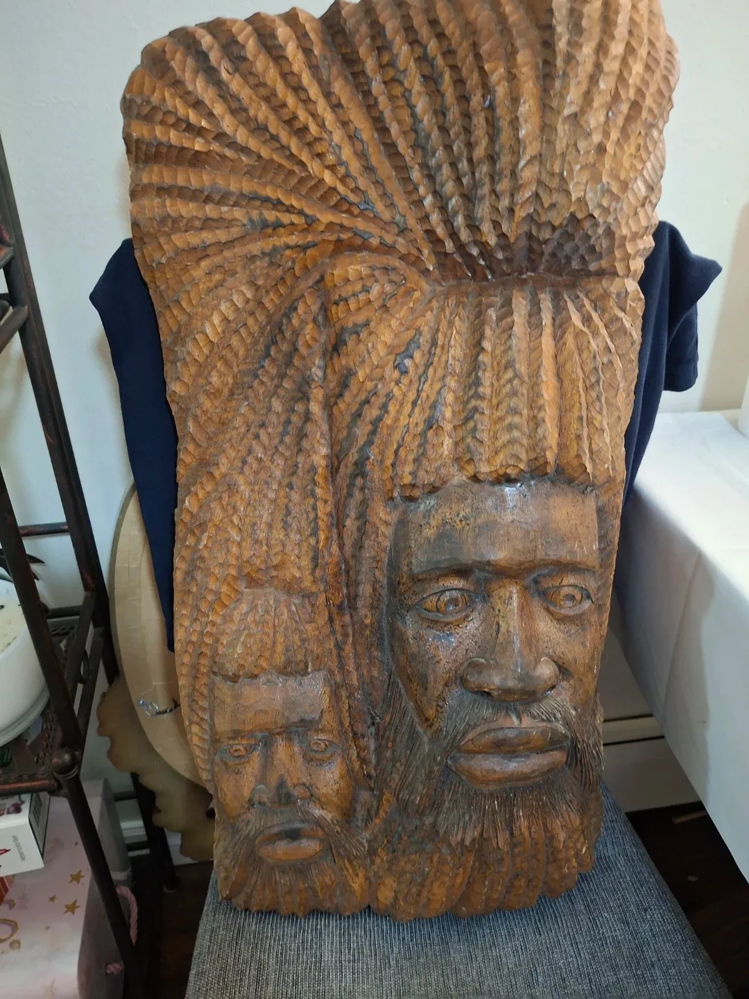 Hand Carved Wood Sculpture image indicator(3)