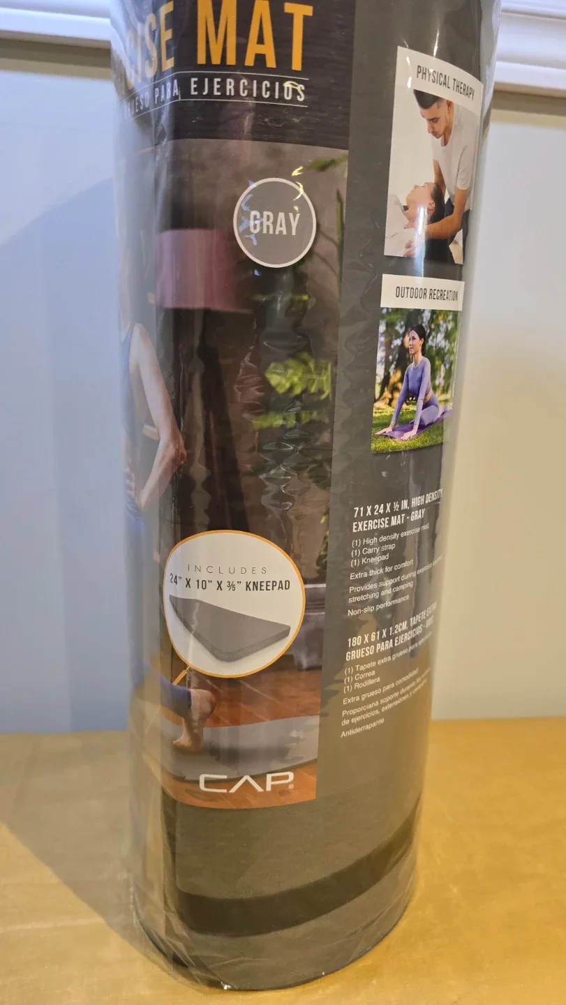 CAP 1/2 IN Exercise Mat - Gray image indicator(2)