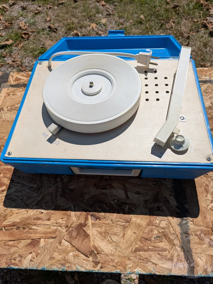 Vintage Portable Record Player