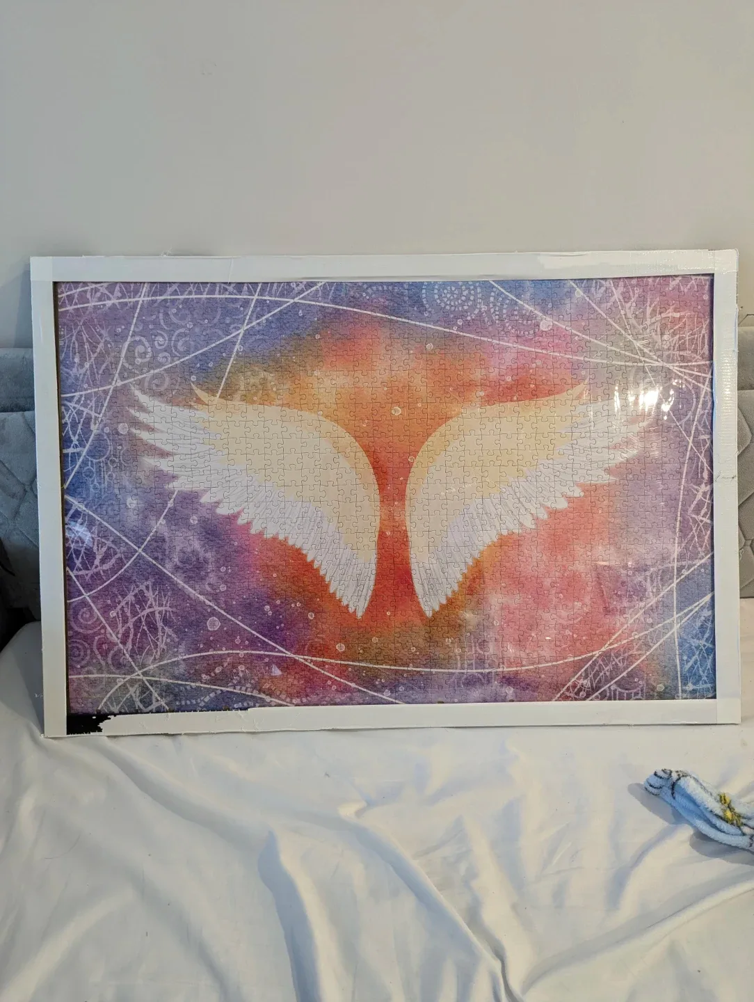 Framed Angel Wings Jigsaw Puzzle image indicator(2)