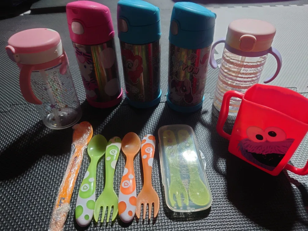 Kids' Water Bottles & Utensils Bundle