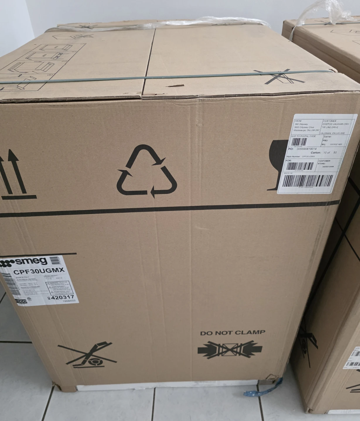 NEW Smeg 30" Portofino Dual Fuel Stove True Convection Range - photo 2