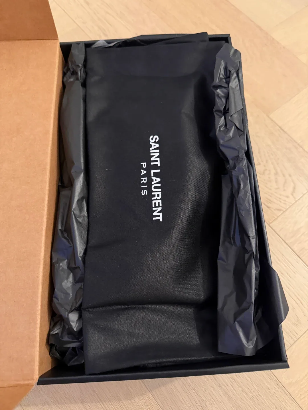 Saint Laurent Black Leather Slip-On Sneakers image indicator(4)