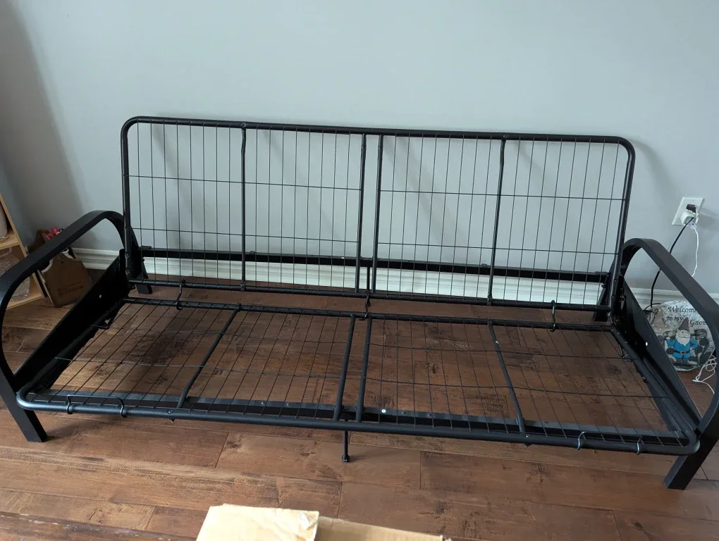 Black Metal Futon Frame
