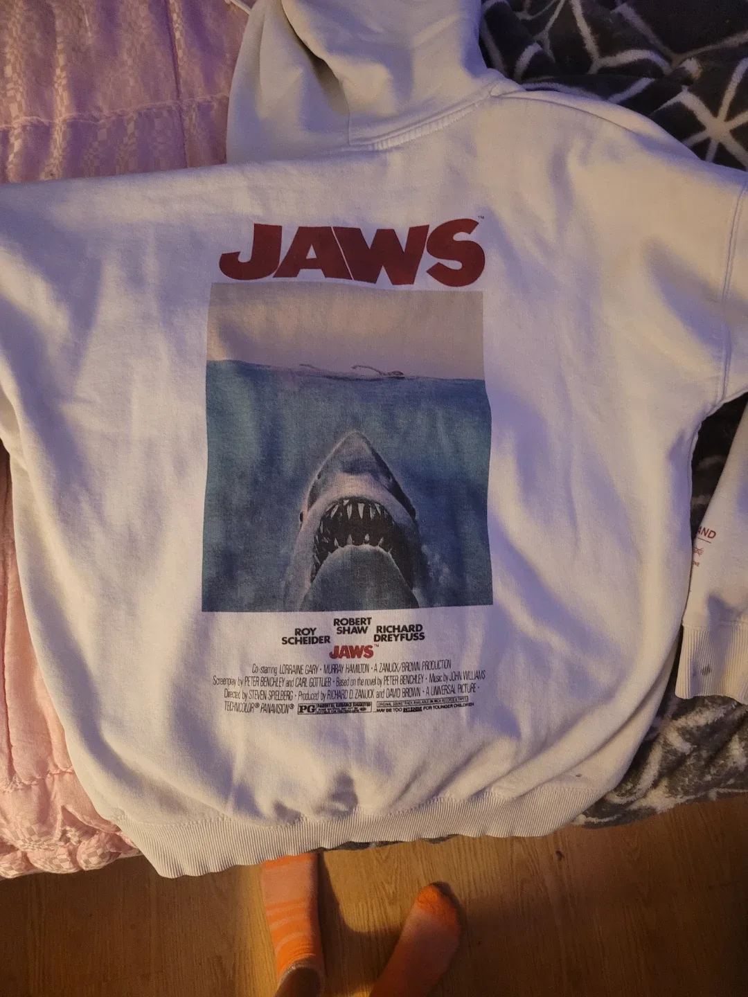 Jaws Amity Island White Hoodie image indicator(2)