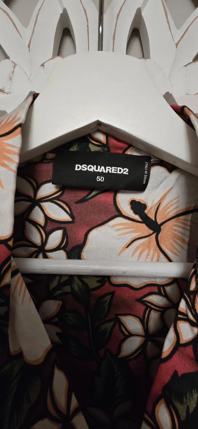 Dsquared2 Hawaiian Floral Shirt - Size 50 image indicator(2)