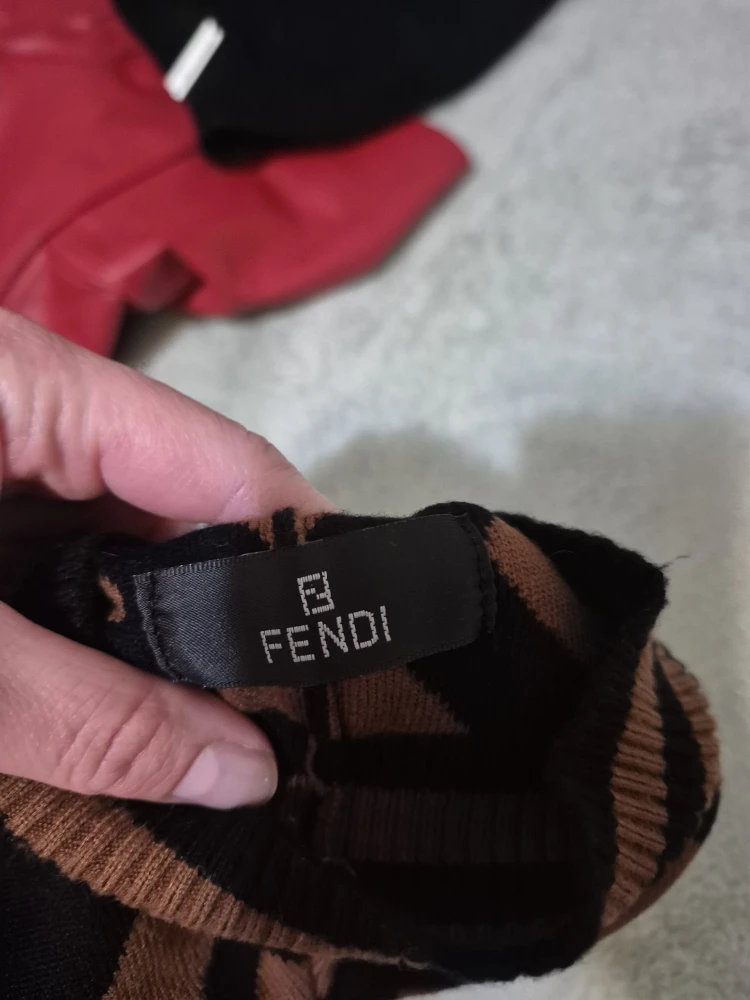 Fendi Wool Hat - Brown & Black - photo 2
