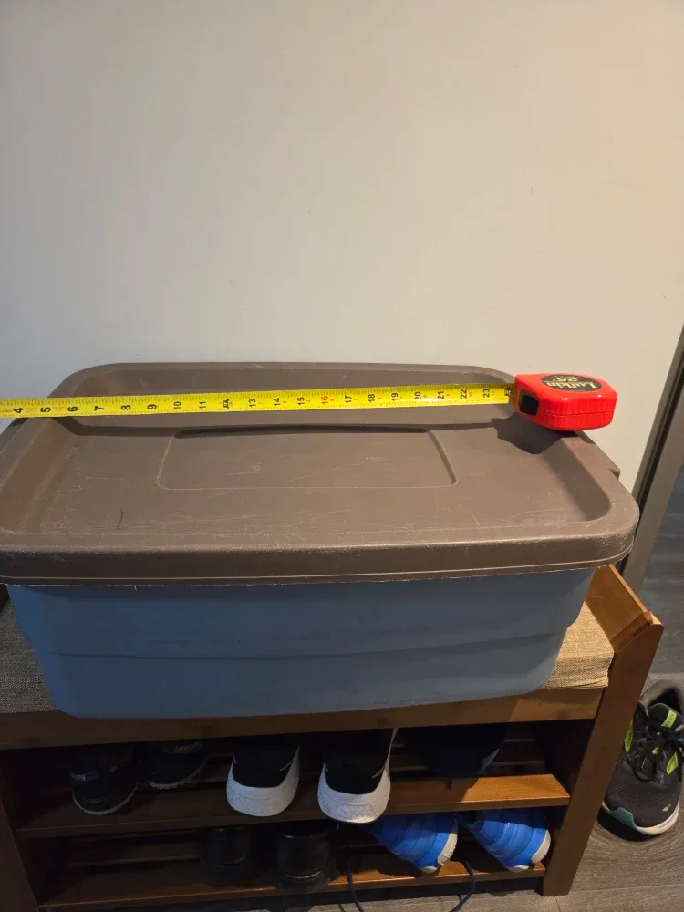 Large Blue Storage Container