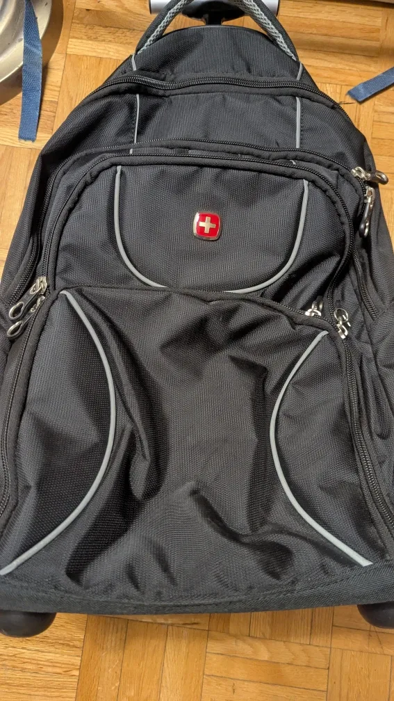 SwissGear Rolling Backpack - Black