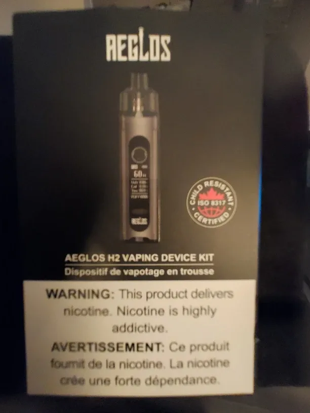 Aeglos H2 Vaping Device Kit - Classic Black