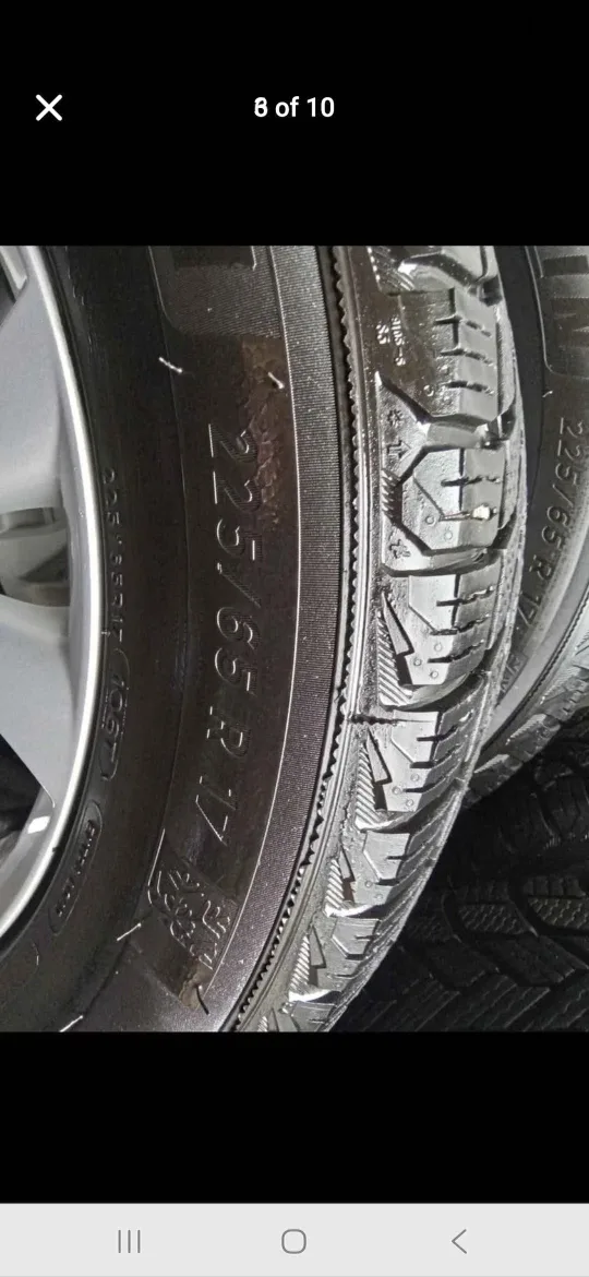 Michelin X-Ice Snow SUV Tires on Mazda Rims image indicator(8)