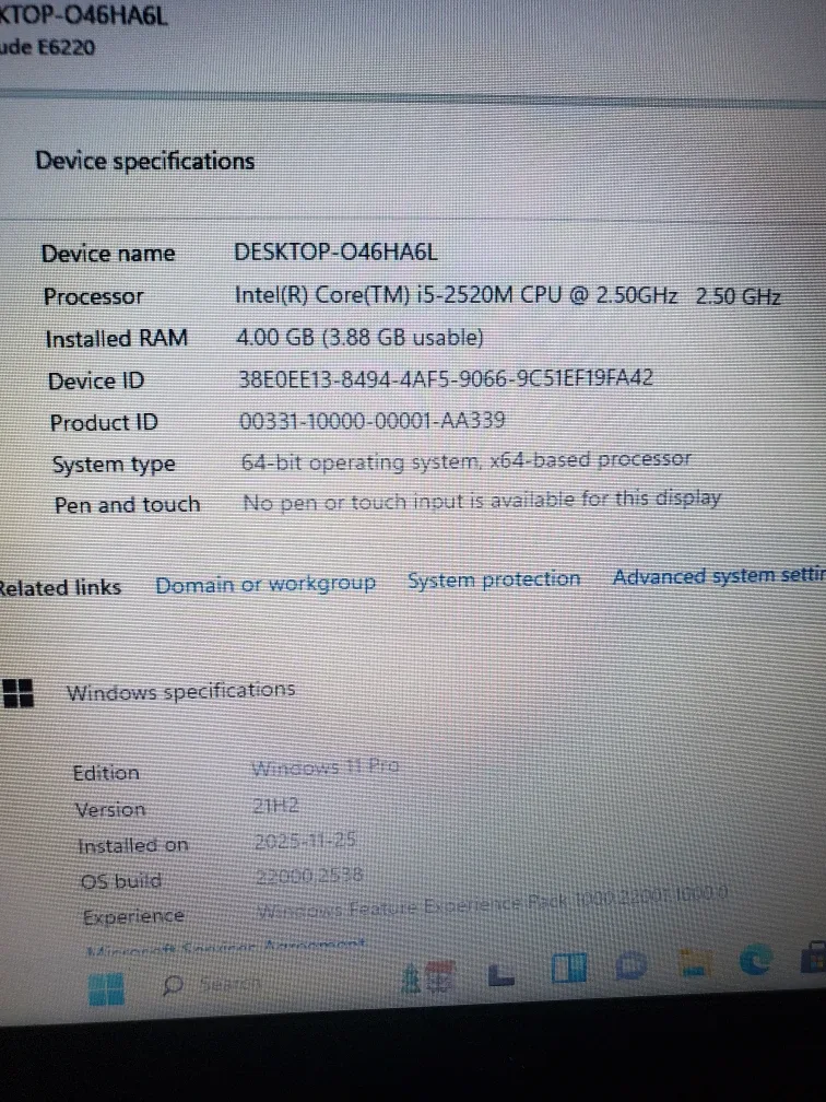 12.5inch i5 windows 11pro Dell Latitude E6220 Laptop image indicator(3)