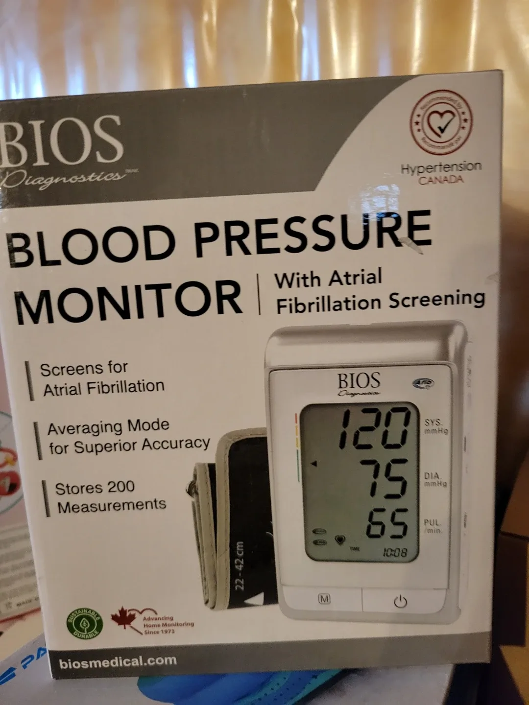 BIOS Diagnostics Blood Pressure Monitor thumbnail