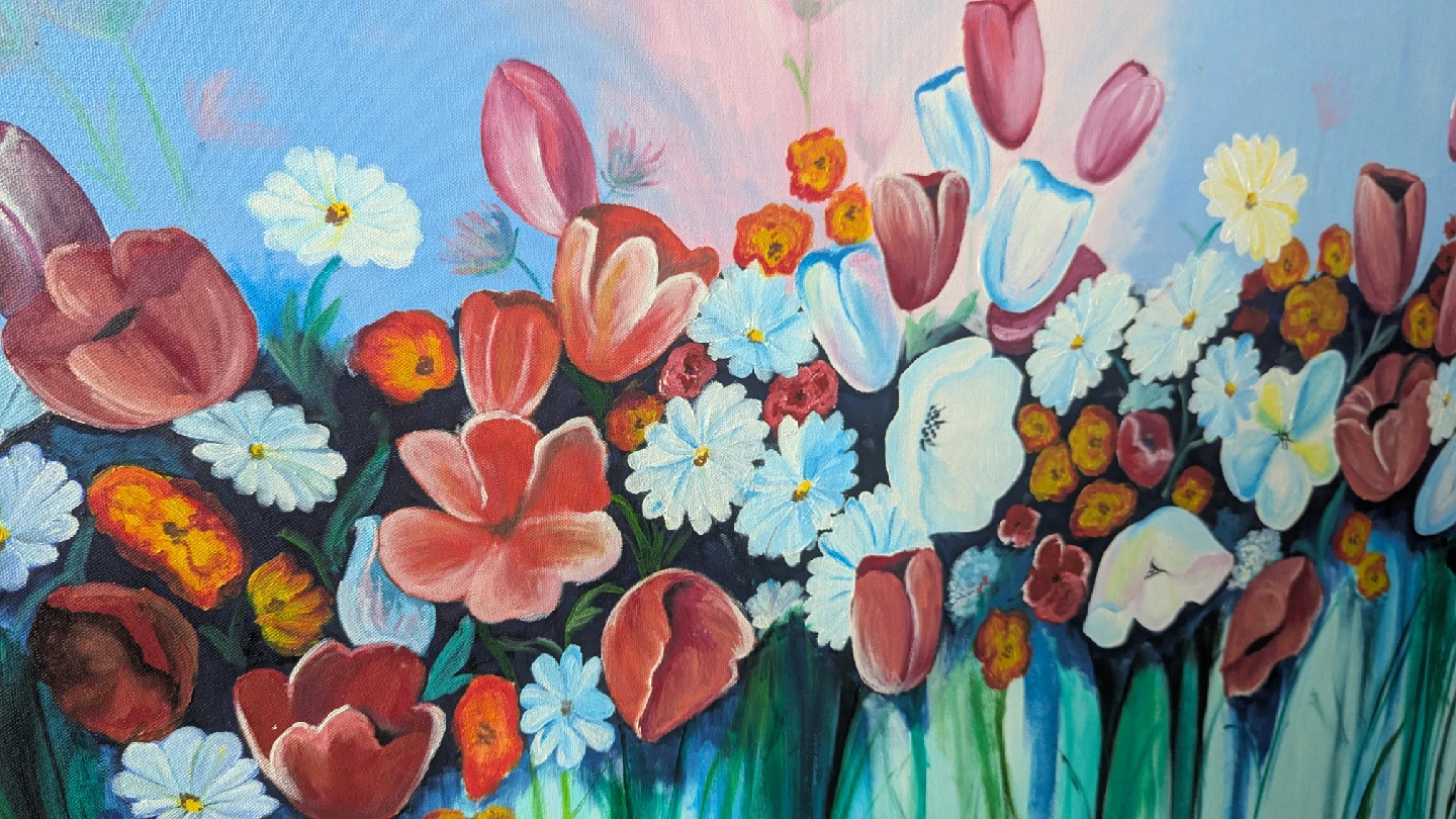 handmade oil painting - photo 2