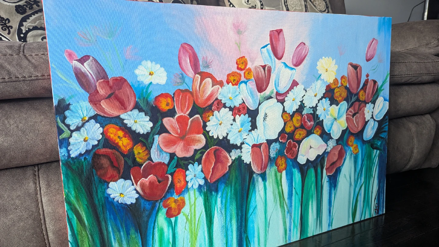 handmade oil painting - photo 3