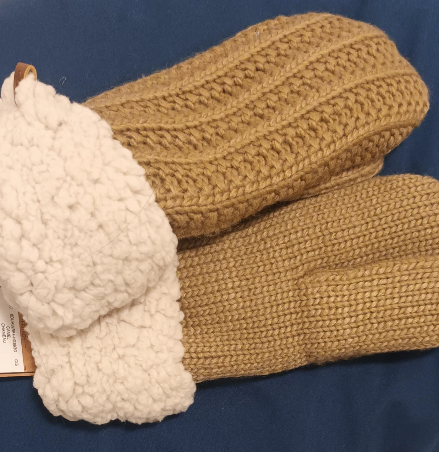 Chameau Camel Knit Slipper Socks