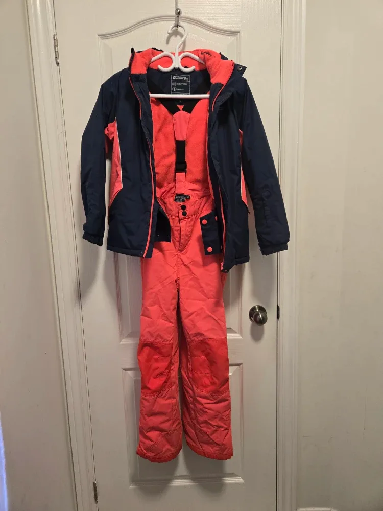 Mountain Warehouse Snow Suit - Navy/Coral, size11-12 years girls image indicator(3)