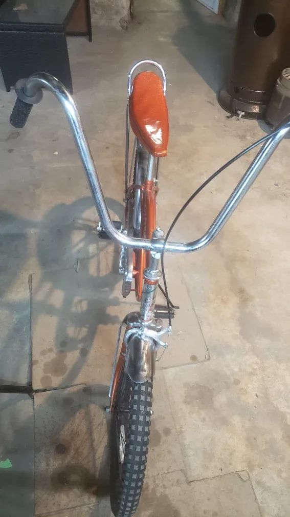 Vintage Orange Bicycle