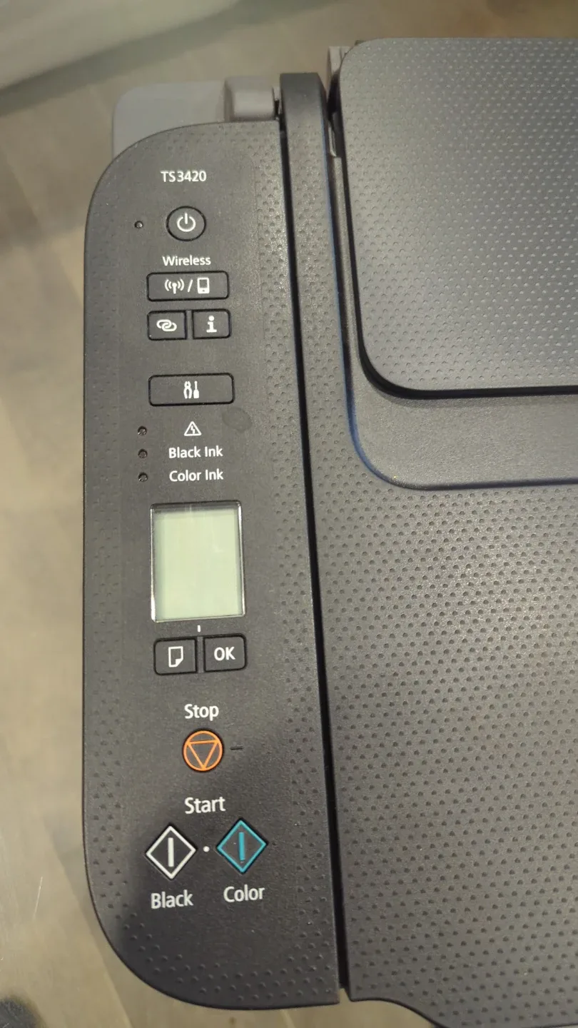 Canon PIXMA TS3420 Printer image indicator(4)