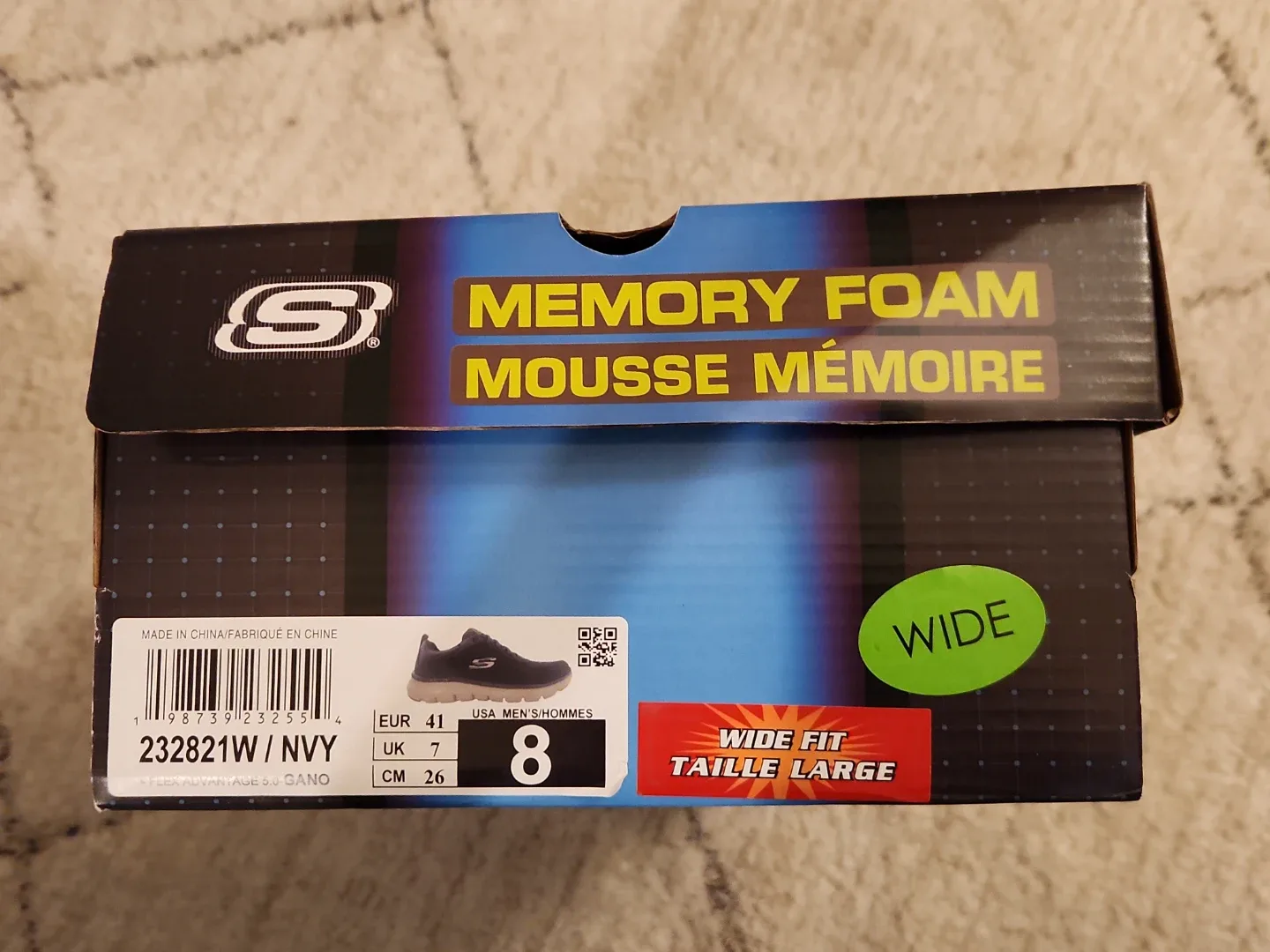 Skechers Sport Memory Foam Shoes - Men's Size 8 Wide image indicator(2)