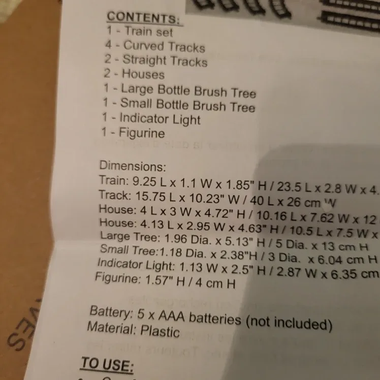 Avon Christmas Village Train Set image indicator(5)