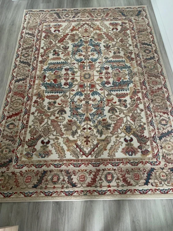 Area Rug - Beige, Red, Blue image indicator(5)