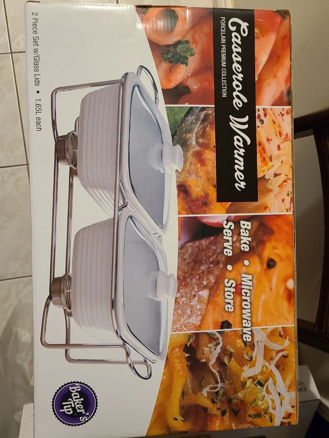 Baker's Tip Casserole Warmer - New in Box