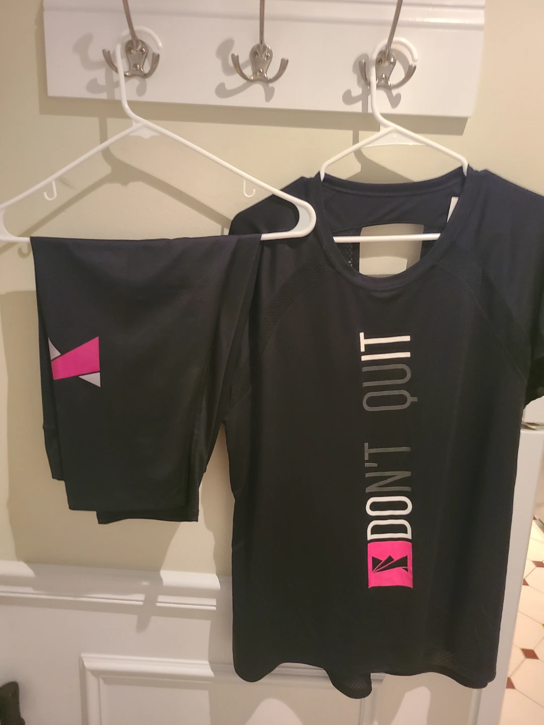 Marika Black Activewear Set - Size 2x