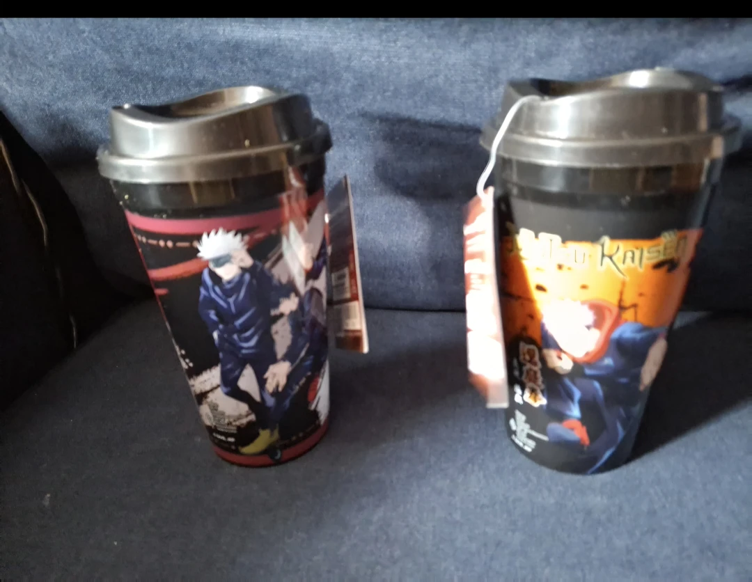 NEW 2pc Pack Jujutsu Kaisen Plastic Cups With Lid - photo 4