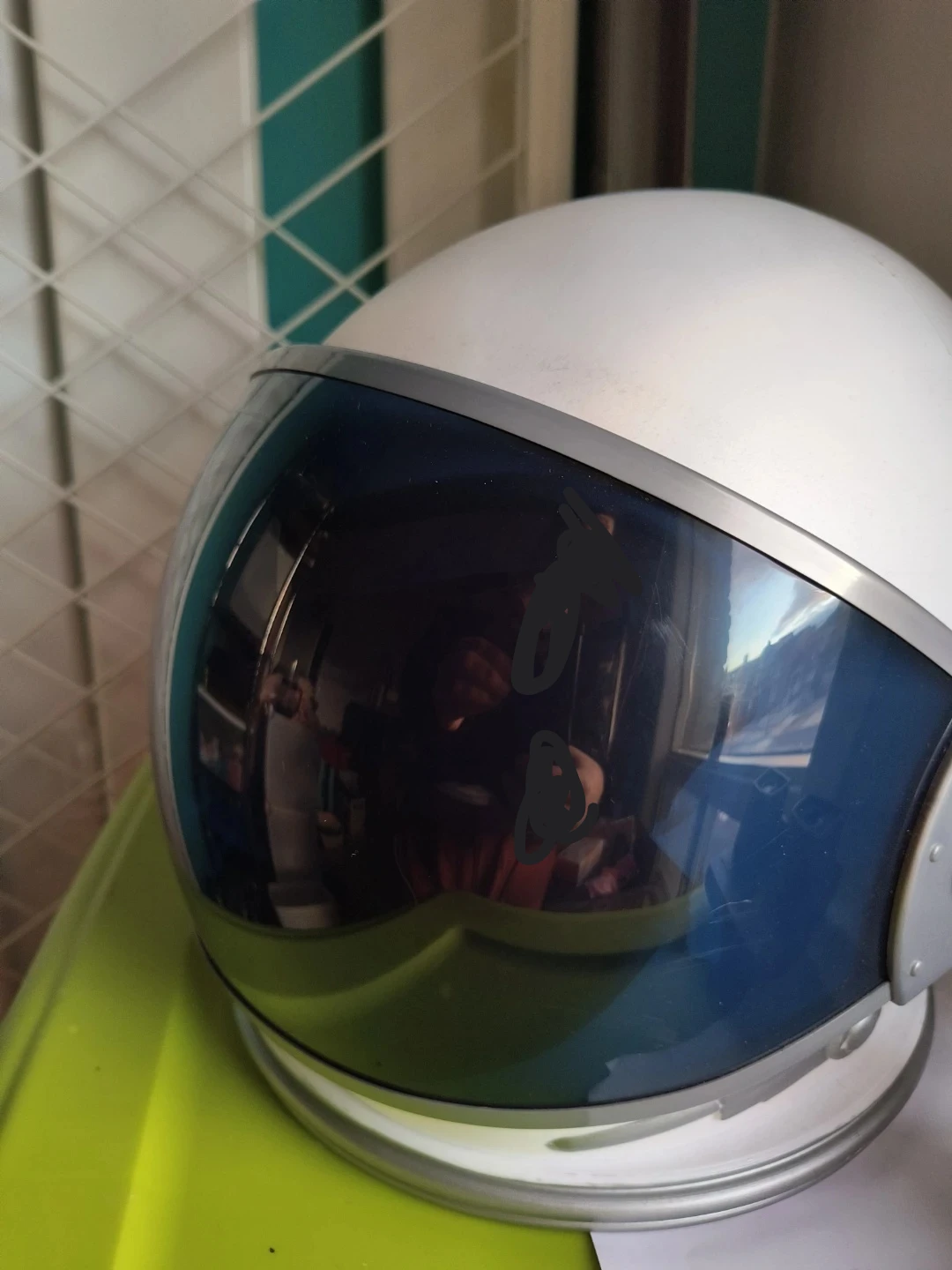 White Astronaut Helmet