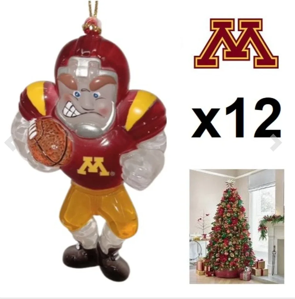 Minnesota Golden Gophers Christmas Ornaments (12)