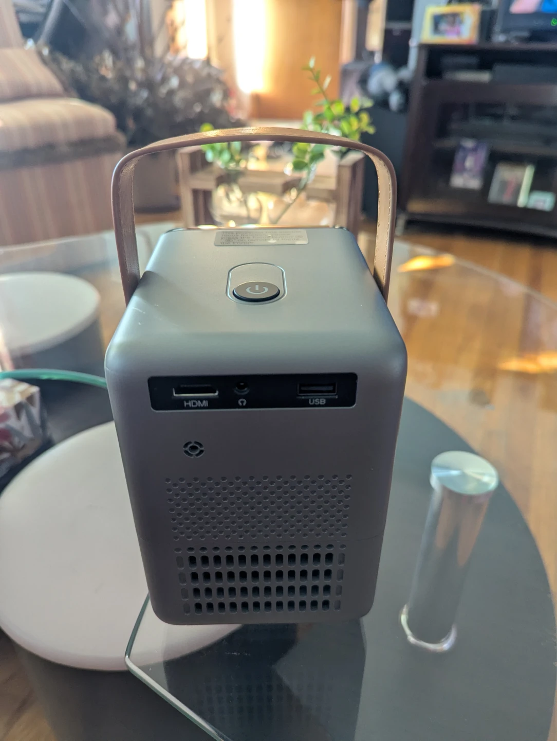 WiMiUS P61 Mini Portable Projector - Gray - photo 5